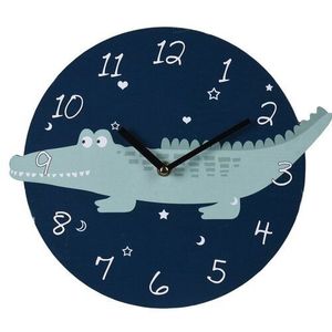 Nástenné hodiny Krokodíl, pr. 28 cm vyobraziť