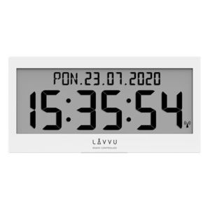 Digitálne hodiny s češtinou LAVVU MODIG riadené rádiovým signálom LCX0010 37cm vyobraziť