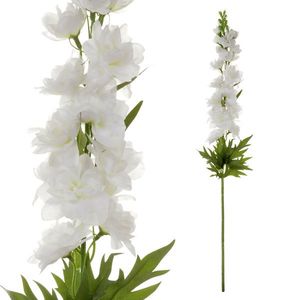 Umelá kvetina Ostrožka biela, 70 x 8 cm vyobraziť