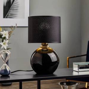 TK Lighting Stolná lampa Palla, Ø 20 cm, čierna/zlatá vyobraziť