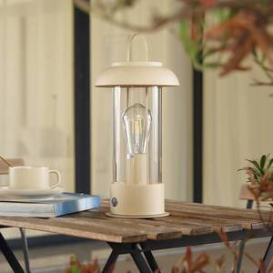 Lindby Lindby LED dobíjacia stolová lampa Yvette, marhuľová, IP44 vyobraziť