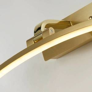Searchlight Nástenné svietidlo LED Santorini, šírka 40 cm, mosadz, výklopné vyobraziť
