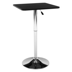 KONDELA Barový stôl s nastaviteľnou výškou, čierna, 57x84-110 cm, FLORIAN vyobraziť