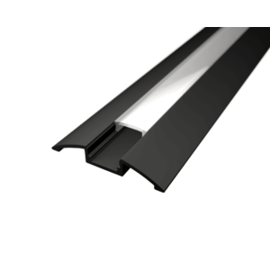 LED Solution Nástenný profil pre LED pásiky N4 čierny Vyberte variantu a dĺžku: Profil bez difúzora 1m vyobraziť