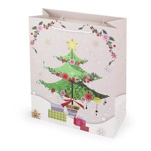 TORO Papierová vianočná dárčeková taška TORO 32x26x12cm assort vyobraziť