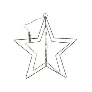 SVENSKA LIVING Vianočná dekorácia s časovačom 50LED hviezda 40cm vyobraziť