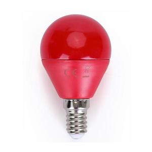 B.V. LED Žiarovka G45 E14/4W/230V červená - vyobraziť