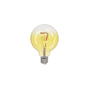 LED Žiarovka FILAMENT SHAPE G95 E27/4W/230V 1800K žltá vyobraziť