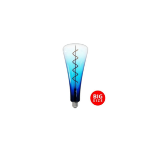 LED Žiarovka FILAMENT SHAPE T110 E27/5W/230V 1800K modrá vyobraziť