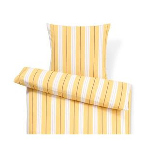 Prémiová bavlnená posteľná bielizeň, dvojlôžko, žltá vyobraziť