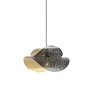 Orientálna závesná lampa čierna so zlatou 28 cm - Japke vyobraziť