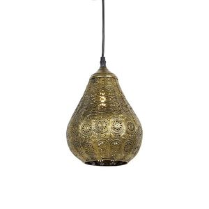Orientálna závesná lampa zlatá - Billa Dia vyobraziť