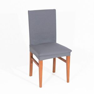 Jednofarebný extra pružný poťah na stoličku vyobraziť