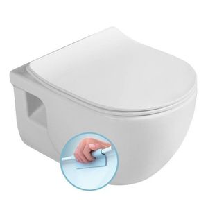SAPHO - BRILLA závesná WC misa, Rimless, 36, 5x53cm, biela 100614 vyobraziť