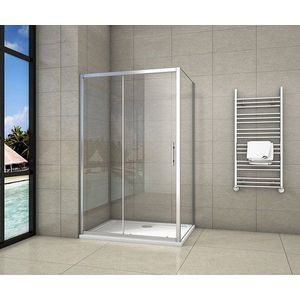 H K - Obdĺžnikový sprchovací kút SYMPHONY 100x80 cm s posuvnými dverami vrátane sprchovej vaničky z liateho mramoru SE-SYMPHONY10080 / ROCKY-10080 vyobraziť