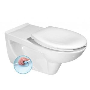 SAPHO - HANDICAP WC závesné predĺžené 37, 5x73cm, Rimless, biela K670-002 vyobraziť