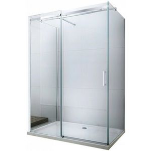 MEXEN/S - OMEGA sprchový kút 3-stenná 110x100, transparent, chróm 825-110-100-01-00-3S vyobraziť