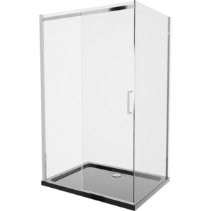MEXEN/S - OMEGA sprchovací kút 120x80 cm, transparent, chróm 825-120-080-01-00 vyobraziť