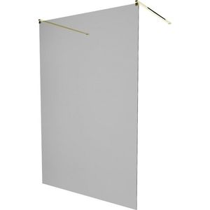 MEXEN/S - KIOTO samostatne stojaca sprchová zástena 100 x 200, grafit, zlatá 800-100-002-50-40 vyobraziť