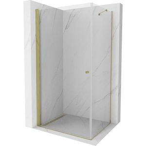MEXEN/S - Pretória sprchovací kút 100x70, transparent, zlatá 852-100-070-50-00 vyobraziť