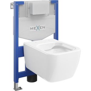 MEXEN/S - WC predstenová inštalačná sada Fenix XS-F s misou WC Stella, biela 6803368XX00 vyobraziť