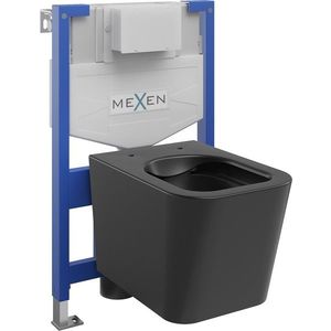 MEXEN/S - WC predstenová inštalačná sada Felix XS-F s misou WC Teo, čierna mat 6803385XX85 vyobraziť