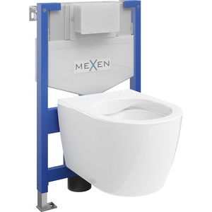 MEXEN/S - WC predstenová inštalačná sada Fenix XS-F s misou WC Carmen, biela 6803388XX00 vyobraziť