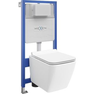 MEXEN/S - WC predstenová inštalačná sada Fenix XS-F s misou WC Vega + sedátko softclose, biela 68030654000 vyobraziť