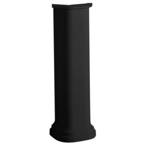 KERASAN - WALDORF univerzálny keramický stĺp k umývadlam 60, 80cm, čierna mat 417031 vyobraziť