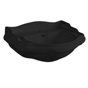 KERASAN - RETRO keramické umývadlo 56x46, 5cm, čierna mat 104531 vyobraziť