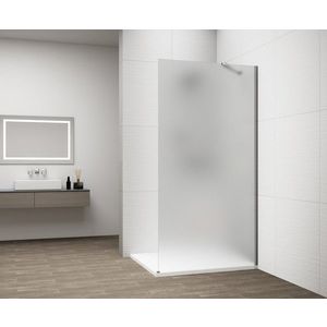 POLYSAN - ESCA CHROME jednodielna sprchová zástena na inštaláciu k stene, matné sklo, 1000 ES1110-01 vyobraziť