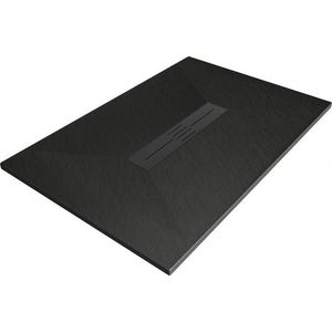 MEXEN/S - Toro obdĺžniková sprchová vanička SMC 100 x 70, čierna, mriežka čierna 43707010-B vyobraziť