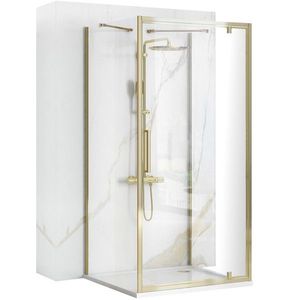 REA/S - Rohový sprchovací kút RAPID SWING Dvere: 90 x Sprchová zástena: 80 KPL-09410 vyobraziť