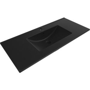MEXEN - Atena zápustné umývadlo 101 x 46 cm, čierny mat 25011070 vyobraziť