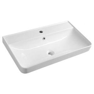 AQUALINE - ZEN keramické umývadlo nábytkové 80x45cm, biela 3080 vyobraziť