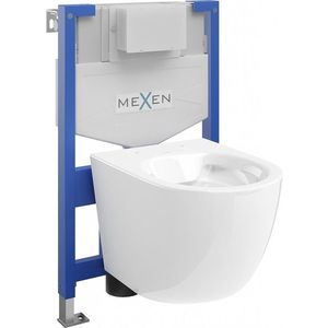 MEXEN/S - WC predstenová inštalačná sada Fenix XS-F s WC misou Lena, biela 6803322XX00 vyobraziť