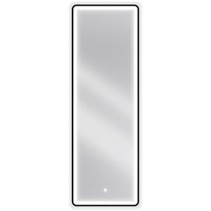 MEXEN - Coro zrkadlo s osvetlením 50 x 150 cm, LED 6000K, čierny rám 9817-050-150-611-70 vyobraziť
