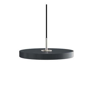 Antracitovosivé LED závesné svietidlo s kovovým tienidlom ø 31 cm Asteria Mini – UMAGE vyobraziť