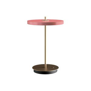 Ružová LED stolová lampa so stmievačom s kovovým tienidlom (výška 31 cm) Asteria Move – UMAGE vyobraziť