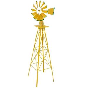 STILISTA veterný mlyn, 245 x 55 cm, oceľ, žltý vyobraziť