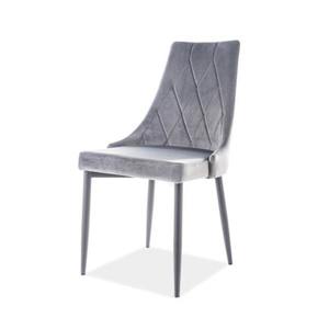 Sconto Jedálenská stolička TRAX sivá/čierna vyobraziť