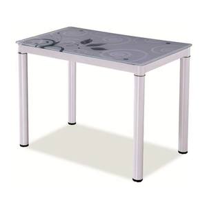 Sconto Jedálenský stôl DOMOR biela, 100x60 cm vyobraziť