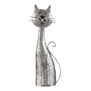 Kovová dekorácia Mačka, 15 x 44 x 7 cm vyobraziť