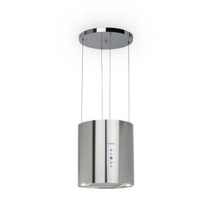 Klarstein Barett, digestor, 35 cm, ostrovčekový, 560 m³/h, LED, filter s aktívnym uhlím, nehrdzavejúca oceľ vyobraziť