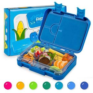 Klarstein junior Lunchbox, 6 priehradiek, 21, 3 x 15 x 4, 5 cm (Š x V x H), bez BPA vyobraziť