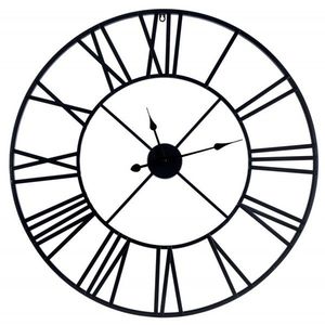 Nástenné hodiny ITALY 80 cm čierne vyobraziť
