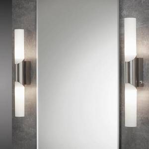 Briloner Kúpeľňové nástenné svetlo Splash 2-pl. nikel matný vyobraziť