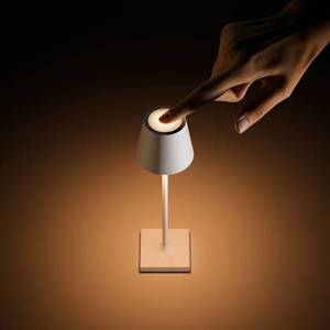 Sigor Nuindie vrecková LED dobíjacia stolová lampa, béžová vyobraziť