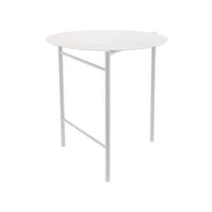 Biely kovový okrúhly jedálenský stôl ø 70 cm Disc – Zone vyobraziť