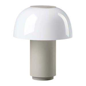 Sivá hliníková LED stmievateľná stolová lampa (výška 22 cm) Harvest – Zone vyobraziť